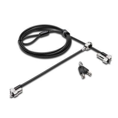 Candado para portátil con llave Kensington NanoSaver   con cabezal doble (slot Nano y T-bar) K64448WW
