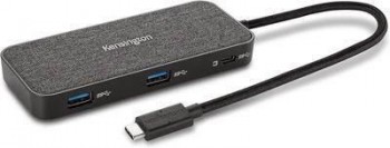 Replicador de puertos portátil 4K individual USB-C SD1650P con 100 W de alimentación Pass-Through K34020WW
