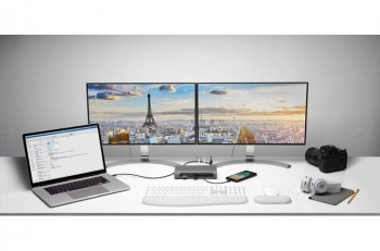 Replicador de puertos híbrido 4K dual Thunderbolt  3 y USB-C SD5600T con 100 W de PD: Win/Mac K34009EU