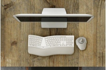 Trackball inalámbrico Orbit con anillo de desplazamiento blanco K70992WW