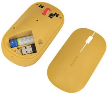 Ratón inalámbrico Dual Leitz Cosy, amarillo 65310019