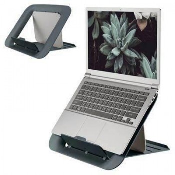 Soporte ordenador portátil ajustable Leitz Ergo Cosy, gris 64260089