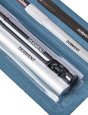 Set de 2 extensores de lápiz Derwent ( uno para lápices de cuerpo pequeño y otro más grande para Inktense o Artists) 2300124