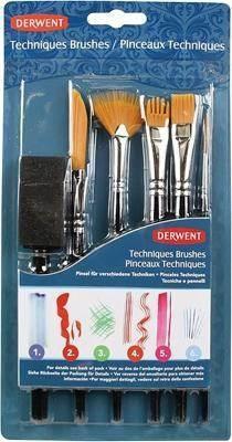 Set de 6 pinceles técnicos Derwent 2302003