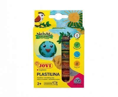 Plastilina Jovi nature 90/6N P/6 Surtidas 15 gramos