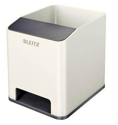 Cubilete Leitz WOW DUAL, blanco/gris 53631001