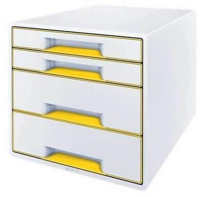 Bucs de cajones WOW Desk Cube 4 cajones amarillo /blanco 52132016