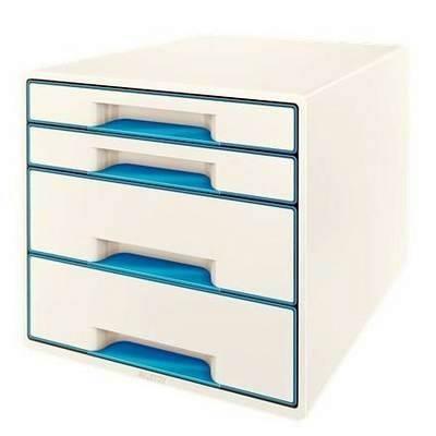 Bucs de cajones WOW Desk Cube 4 cajones azul /blanco 52132036