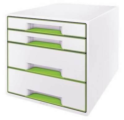 Bucs de cajones WOW Desk Cube 4 cajones verde/blanco 52132054