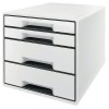 Bucs de cajones WOW Desk Cube 4 cajones negro/blanco 52521001