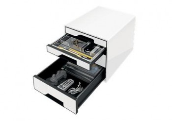 Bucs de cajones WOW Desk Cube 4 cajones negro/blanco 52521001