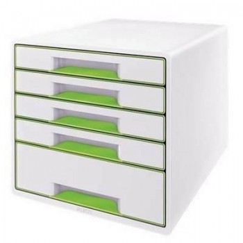 Bucs de cajones WOW Desk Cube 5 cajones verde/blanco 52142054