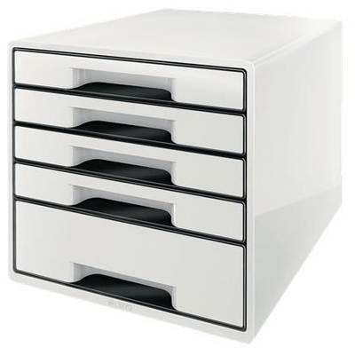 Bucs de cajones WOW Desk Cube 5 cajones negro/blanco 52531001