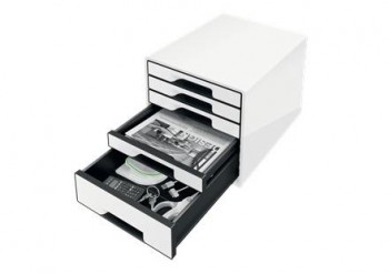 Bucs de cajones WOW Desk Cube 5 cajones negro/blanco 52531001