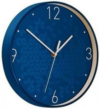 Reloj pared WOW, azul/blanco 90150036
