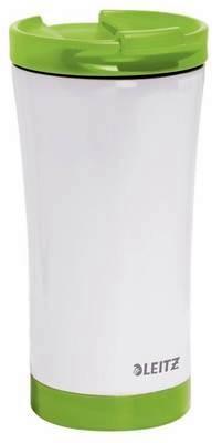 Taza Travel térmica WOW 380 ml, blanco/verde 90140054