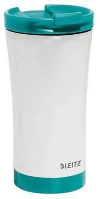 Taza Travel térmica WOW 380 ml, blanco/turquesa 90140051
