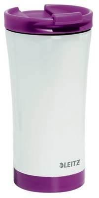 Taza Travel térmica WOW 380 ml, blanco/violeta 90140062