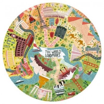 19135 C.PUZLE CIRCULAR MONUMENTOS 48U