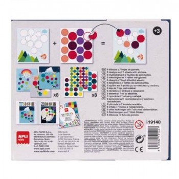 19140 C.STICKERS BOX FLY ON THE MOON