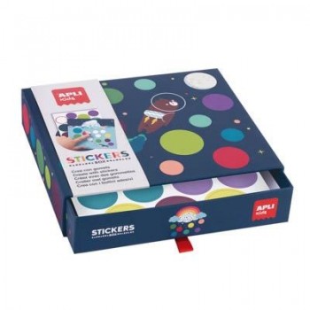 19140 C.STICKERS BOX FLY ON THE MOON