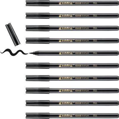 Rotulador Edding punta pincel 1340 Negro  1340-01