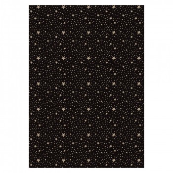 Papel de regalo Apli kraft negro y blanco 2x0.70 metros 19324