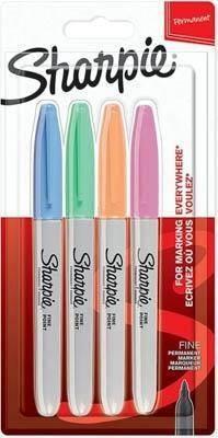 Rotulador Sharpie permanente B/4 fine soft surtido 2065402