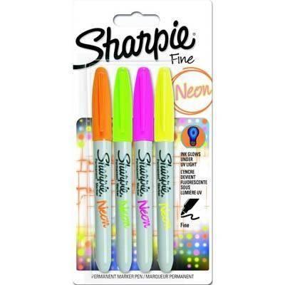 Rotulador Sharpie fluorescente b/4 neon surtido 1985855