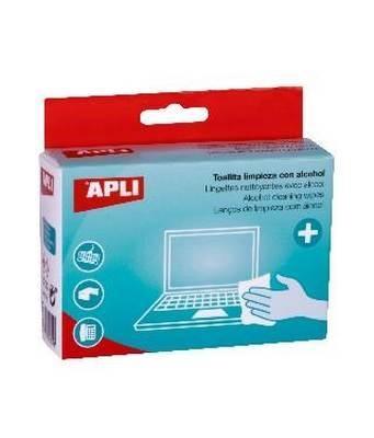 APLI 18629 TOALLITA LIMPIEZA CON ALCOHOL 20UND.