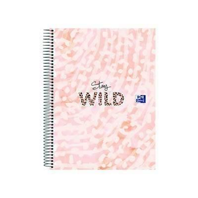 400171444 Bloc Oxford Europeanbook 5 ANIMAL PRINT A4+ 120H 5X5 TE