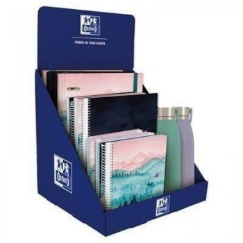 400171677 Expositor Oxford multiproducto ICE EXPLORER: 4 Ebinder - 5 EBK A4 - 5 EBK A5 - 3 BOTELLAS TOUCH