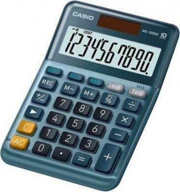 Calculadora sobremesa Casio MS-100EM 10 dígitos