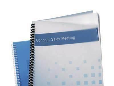 C.100 tapas encuadernación GBC Polycovers PP opaca 500 micras A4 natural ESP425500