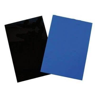 C.100 tapas encuadernación Grafoplas PP 450 micras A4 azul opaco