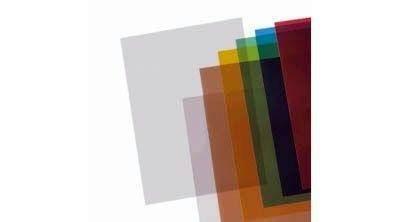 C.100 tapas encuadernación Grafoplas PVC 180 micras A4 azul