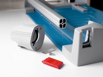 Cizalla de rodillo Dahle 446 + bastidor gran capacidad y formato 112x38,4cm 00446-20320