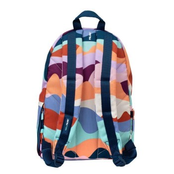 Mochila urbana clásica 2 cremalleras 43cm. serie The Fun, multicolor Milan 624605FN