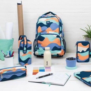 Bolsa isotérmica porta alimentos gran capacidad (5 l) serie The Fun, azul Milan 08808FNB