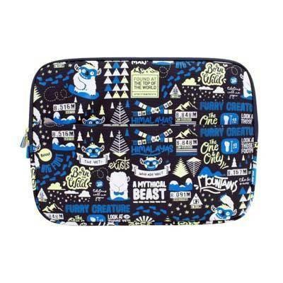 085152YT2 Funda para portátil serie especial The Yeti, azul marino Milan