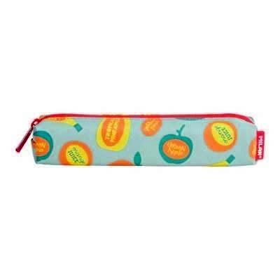 081129FK Portatodo mini redondo serie especial Frutikis, verde y naranja Milan