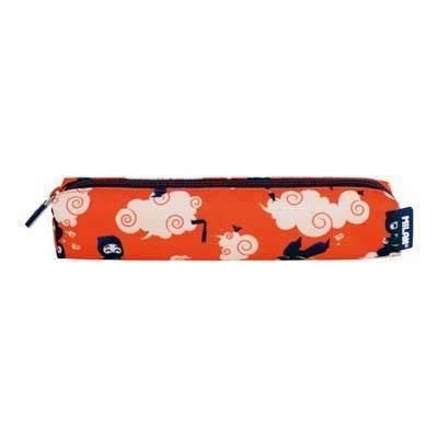 081129NJ Portatodo mini redondo serie especial Ninjutsu, rojo Milan