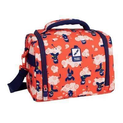 08808NJ Bolsa isotérmica porta alimentos gran capacidad (5 l) serie especial Ninjutsu, rojo Milan