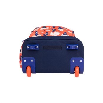 Trolley 6 cremalleras 52cm. serie especial Ninjutsu, rojo Milan 625601NJ