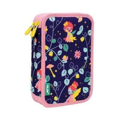 Plumier 2 pisos con contenido serie especial Fairy Tale, lila Milan 081264FR