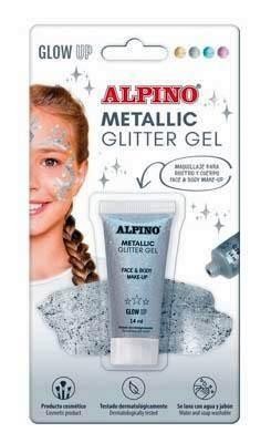 Maquillaje Alpino Metallic glitter gel