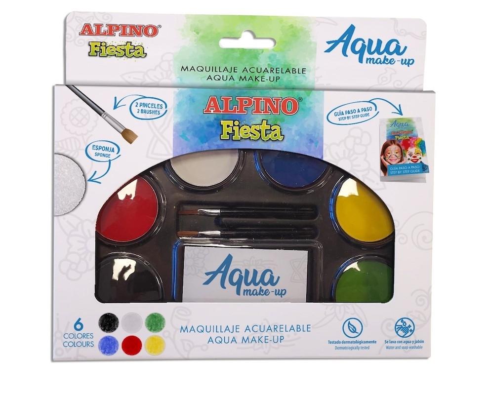 Maquillaje Alpino DL000620 C/6 Aqua surtido