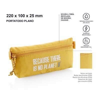 MR16327 PORTATODO PLANO RECICLADO MOSTAZA ECOALF MIQUELRIUS