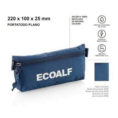 MR16326 PORTATODO PLANO RECICLADO AZUL ECOALF MIQUELRIUS
