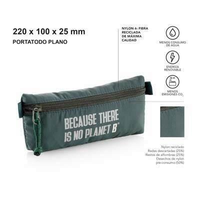 MR16324 PORTATODO PLANO RECICLADO VERDE ECOALF MIQUELRIUS